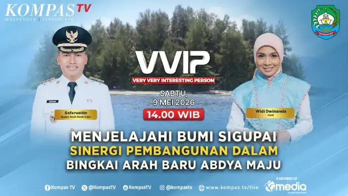 Bupati Abdya Jadi Narasumber VVIP Kompas TV, Paparkan Arah Baru Pembangunan Daerah