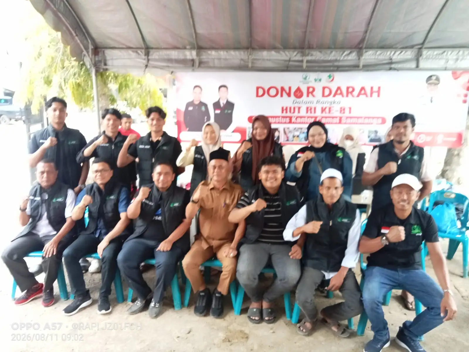 Bersama Camat Samalanga, Samalanga Peduli Dorong Gerakan Donor Darah 