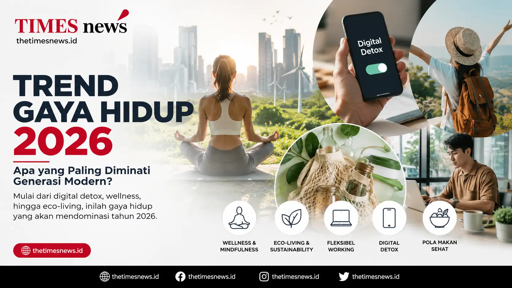 Trend Gaya Hidup 2026: Digital Detox, Wellness, dan Hidup Berkelanjutan Jadi Pilihan Utama Generasi Modern