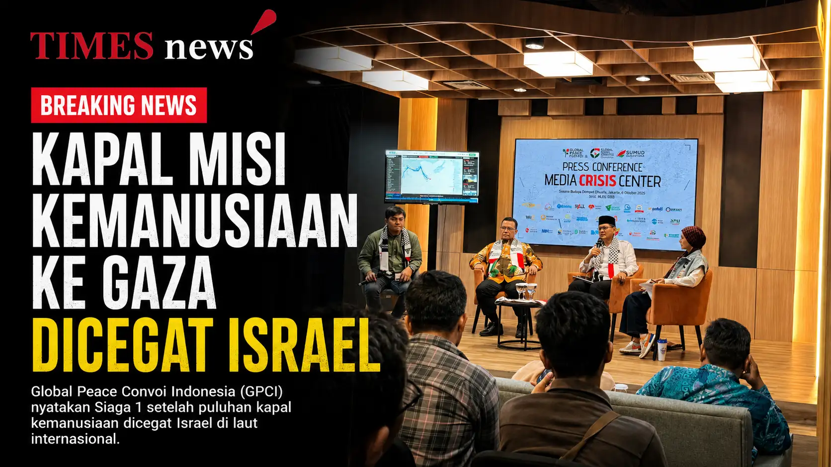 Kapal Misi Kemanusiaan ke Gaza Dicegat Israel, GPCI Nyatakan Siaga 1 untuk Relawan