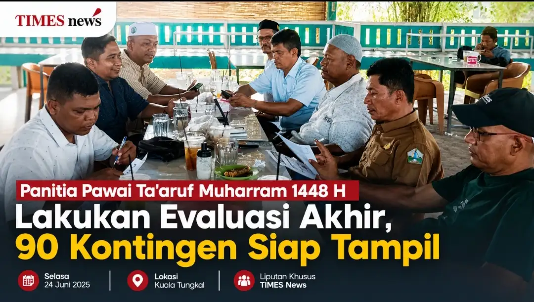 Panitia Pawai Ta'aruf Muharram 1448 H Lakukan Evaluasi Akhir, 90 Kontingen Siap Tampil