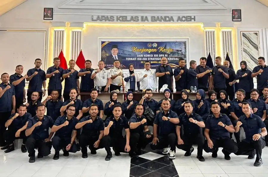 Kunjungi Lapas Banda Aceh, Muslim Ayub Apresiasi Pembinaan WBP dan Minta Integritas Dijaga