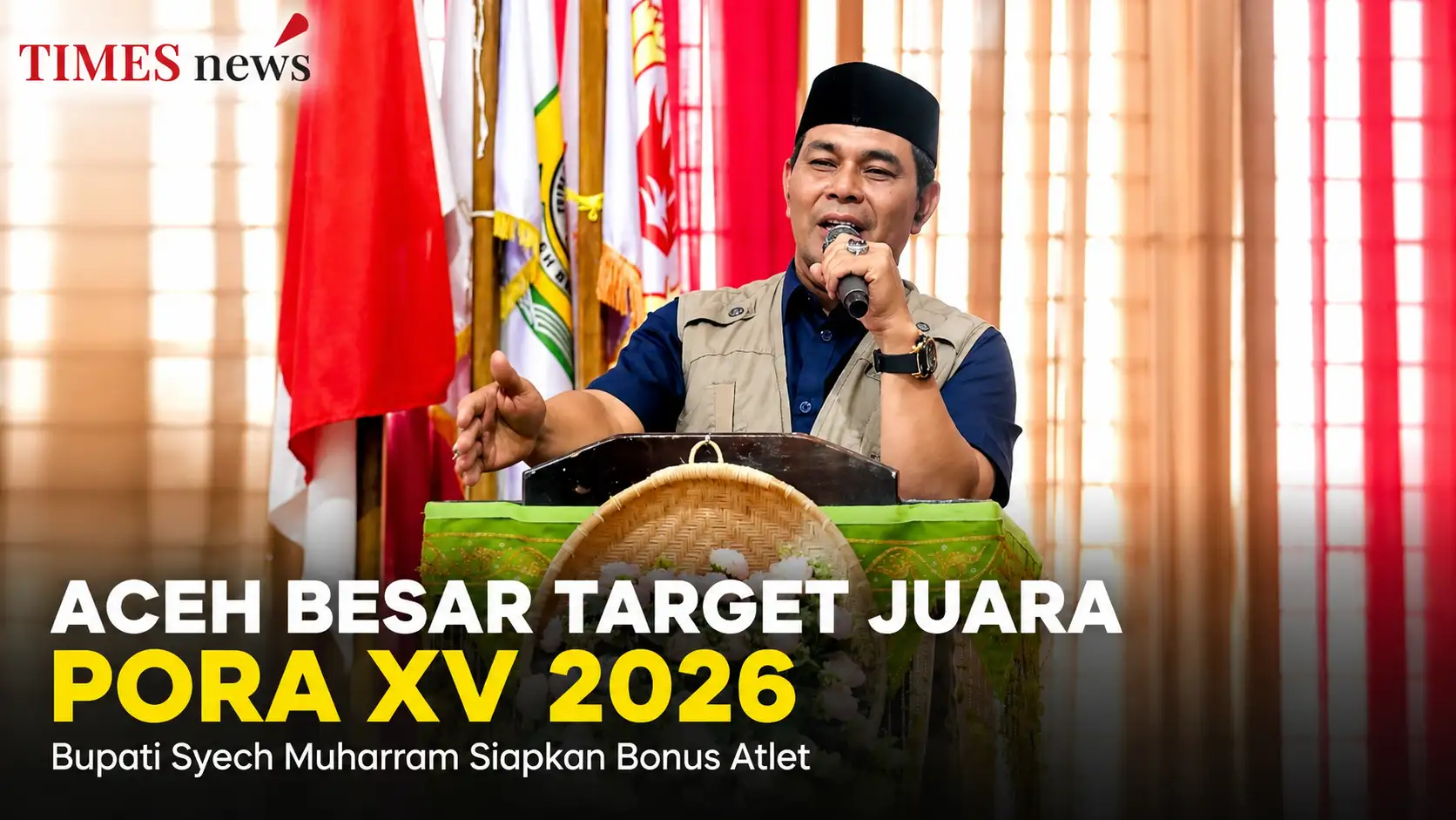 Aceh Besar Target Juara PORA XV 2026, Bupati Syech Muharram Siapkan Bonus Atlet