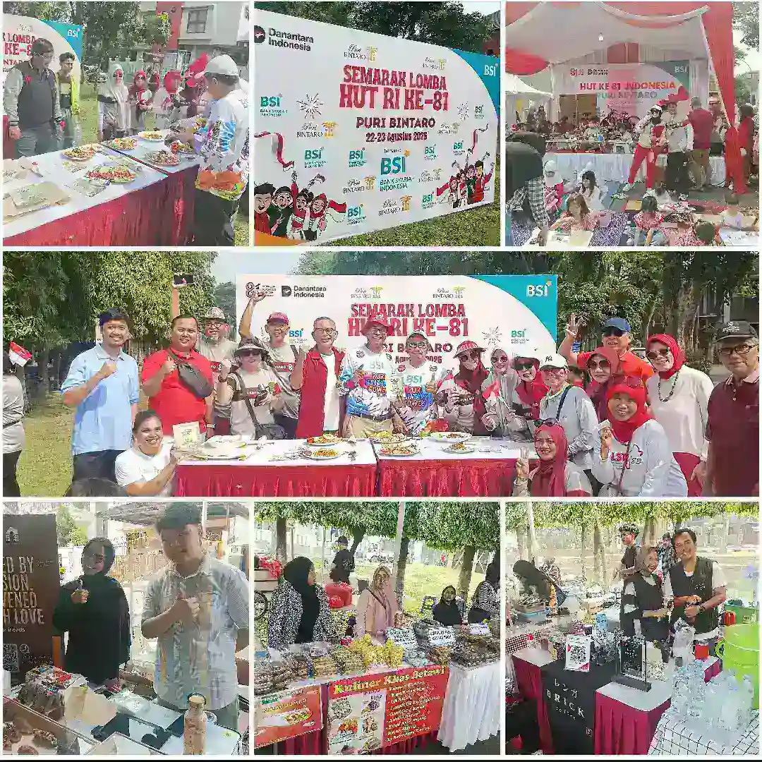 Warga Puri Bintaro Punya Gaya Istimewa di Hari Kemerdekaan RI yang ke 81 Tahun