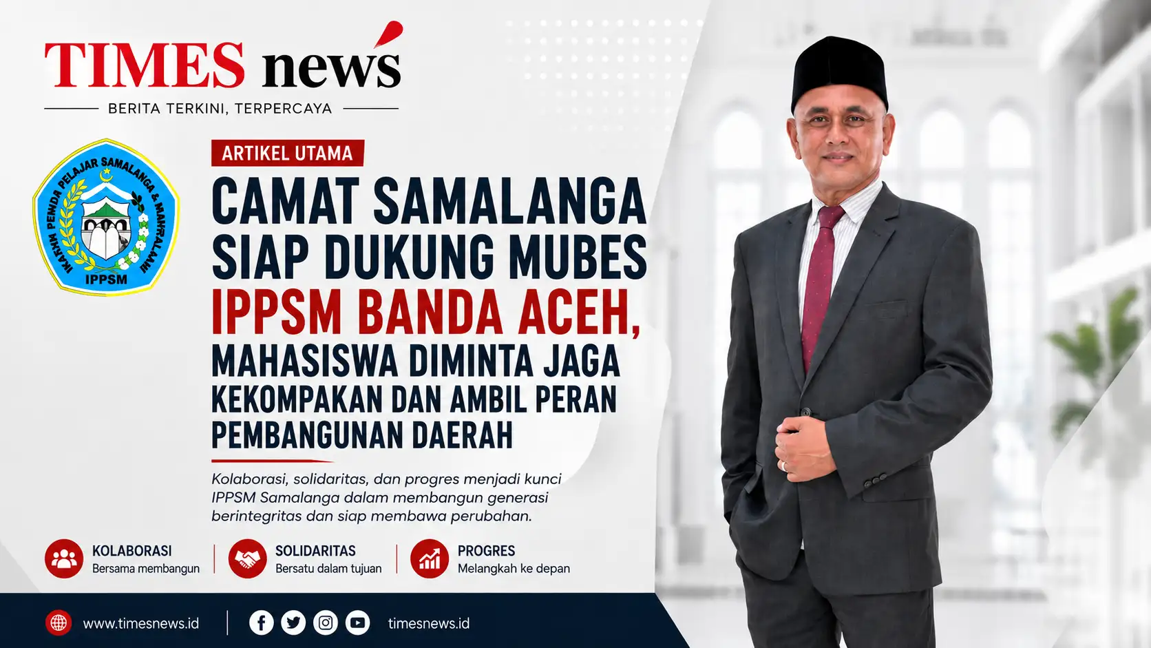 Camat Samalanga Siap Dukung Mubes IPPSM Banda Aceh, Mahasiswa Diminta Jaga Kekompakan dan Ambil Peran Pembangunan Daerah