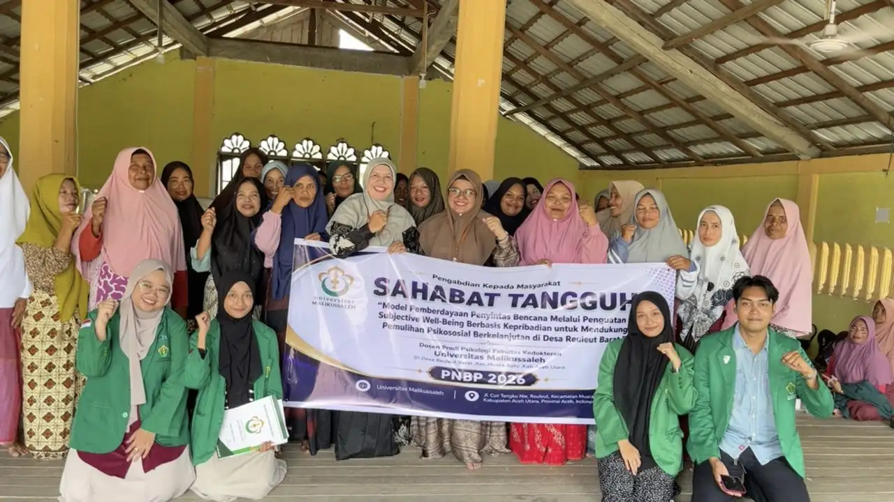 Dosen Psikologi Universitas Malikussaleh Perkuat Ketahanan Psikologis Penyintas Bencana di Reuleut Barat