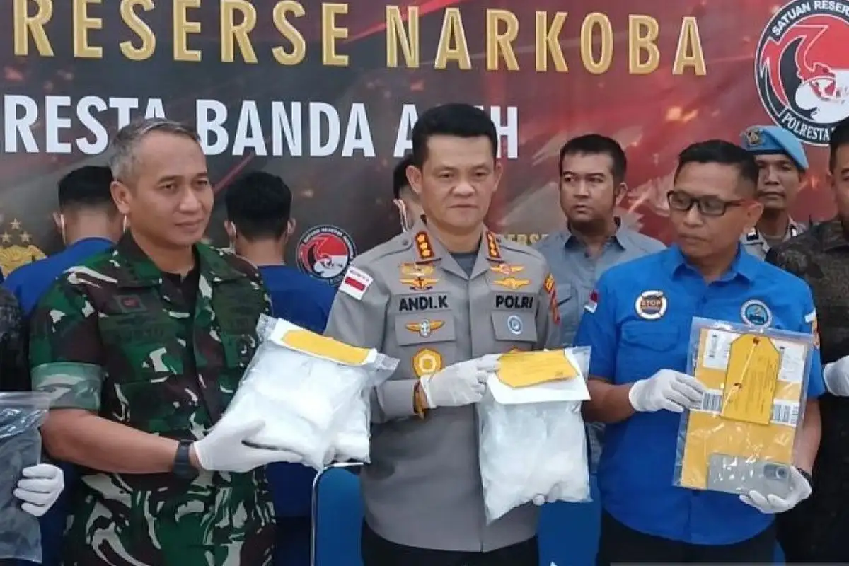 Nyaris Lolos ke Jakarta, Kurir Sabu 4 Kilogram Ditangkap di Bandara Sultan Iskandar Muda