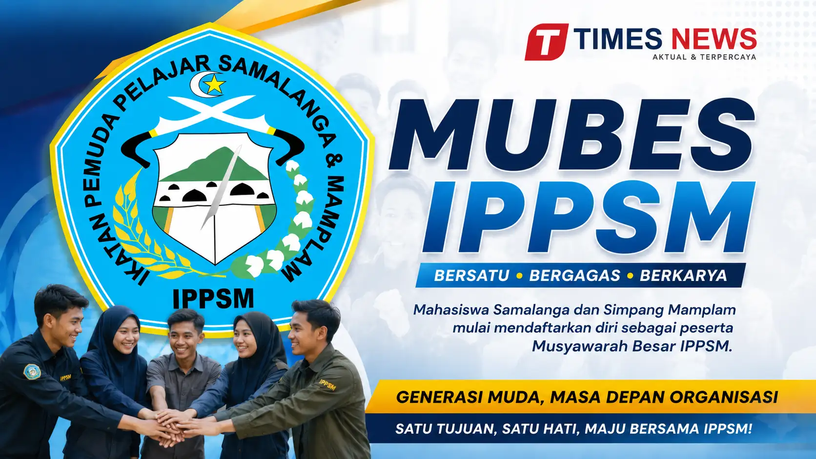 Antusias Tinggi! Mahasiswa Samalanga–Simpang Mamplam Berbondong Daftar MUBES IPPSM