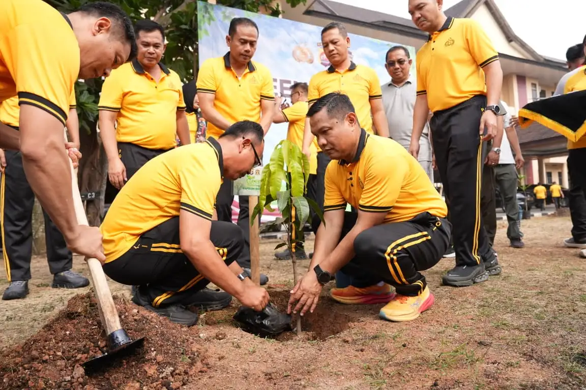 Polda Banten dan Program Green Policing, Tanam 1.000 Pohon