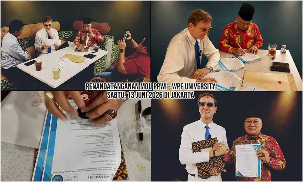 PPWI Resmi Jalin Kerja Sama Strategis dengan World Philosophical Forum University