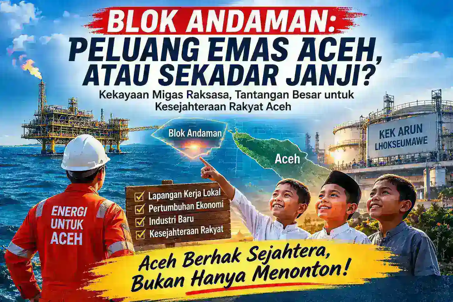 Editorial: Blok Andaman, Jangan Biarkan Aceh Kembali Menjadi Penonton