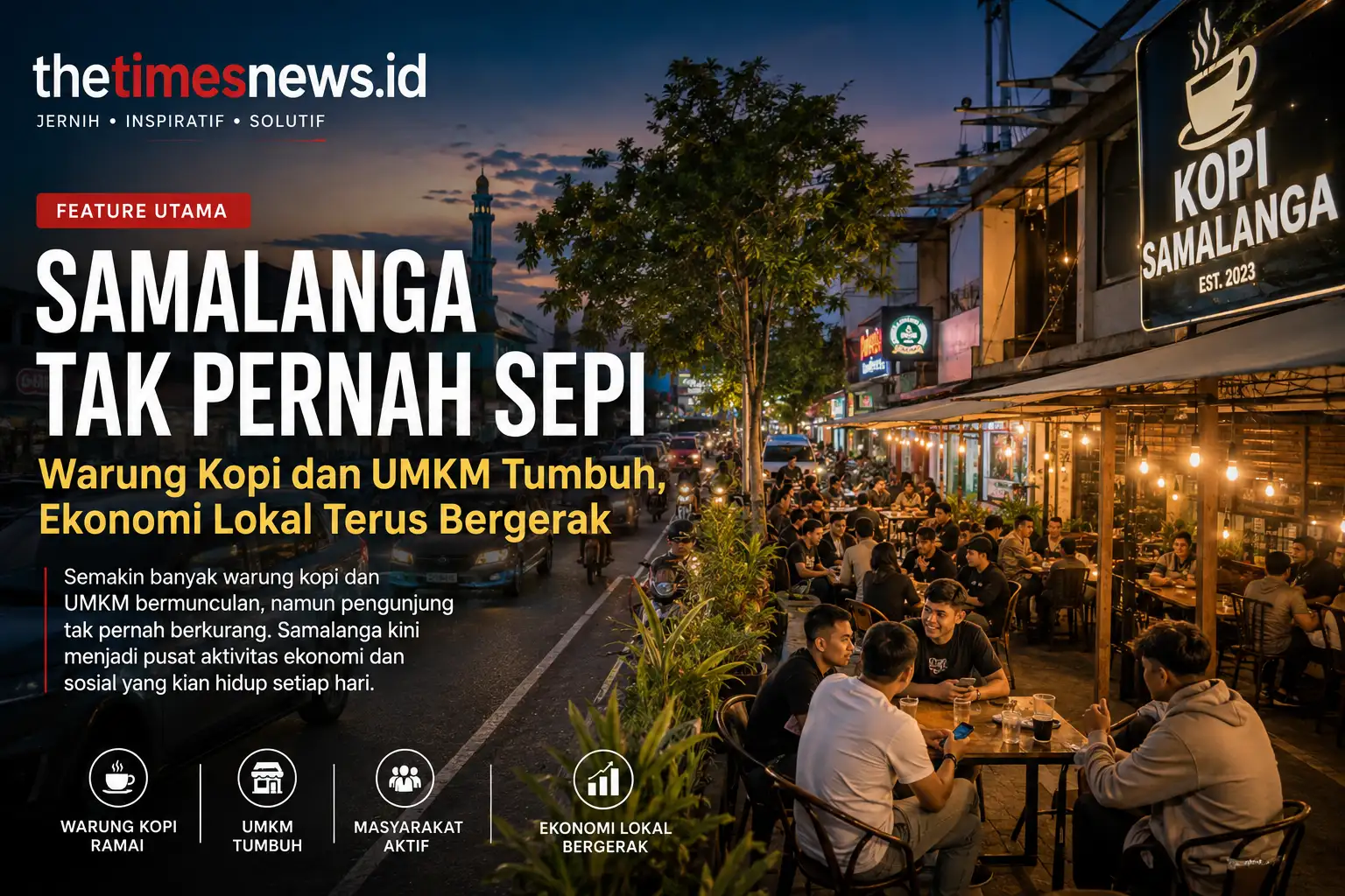 Samalanga Makin Bergeliat, Warung Kopi dan UMKM Tumbuh di Tengah Ramainya Aktivitas Warga