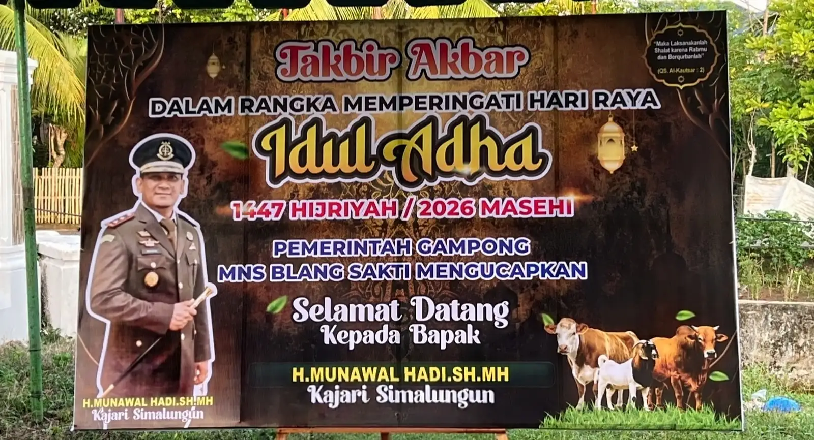 Kajari Simalungun Pulang Kampung, Semarakkan Takbir Akbar di Tanah Kelahiran