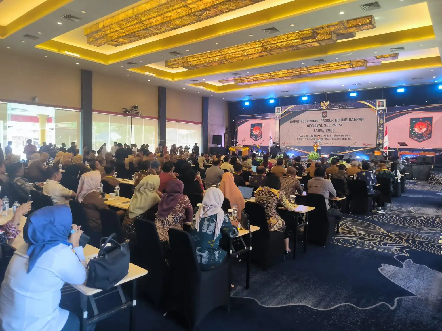 Kapolda Sulteng Hadiri Rakor Pembinaan dan Pengawasan Produk Hukum Daerah Regional Sulawesi