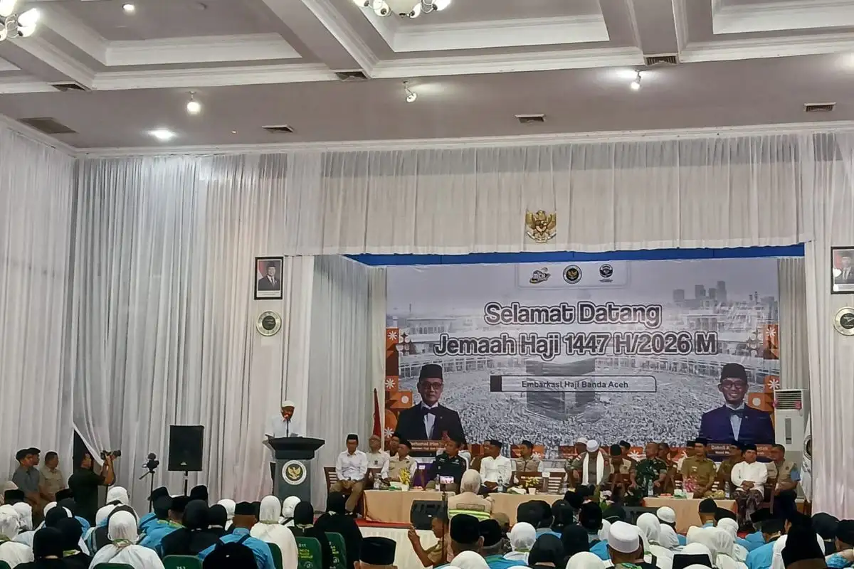 Mualem Lepas Jemaah Haji Kloter 1 Aceh, Ingatkan Pentingnya Bersihkan Hati dari Sifat Hasad
