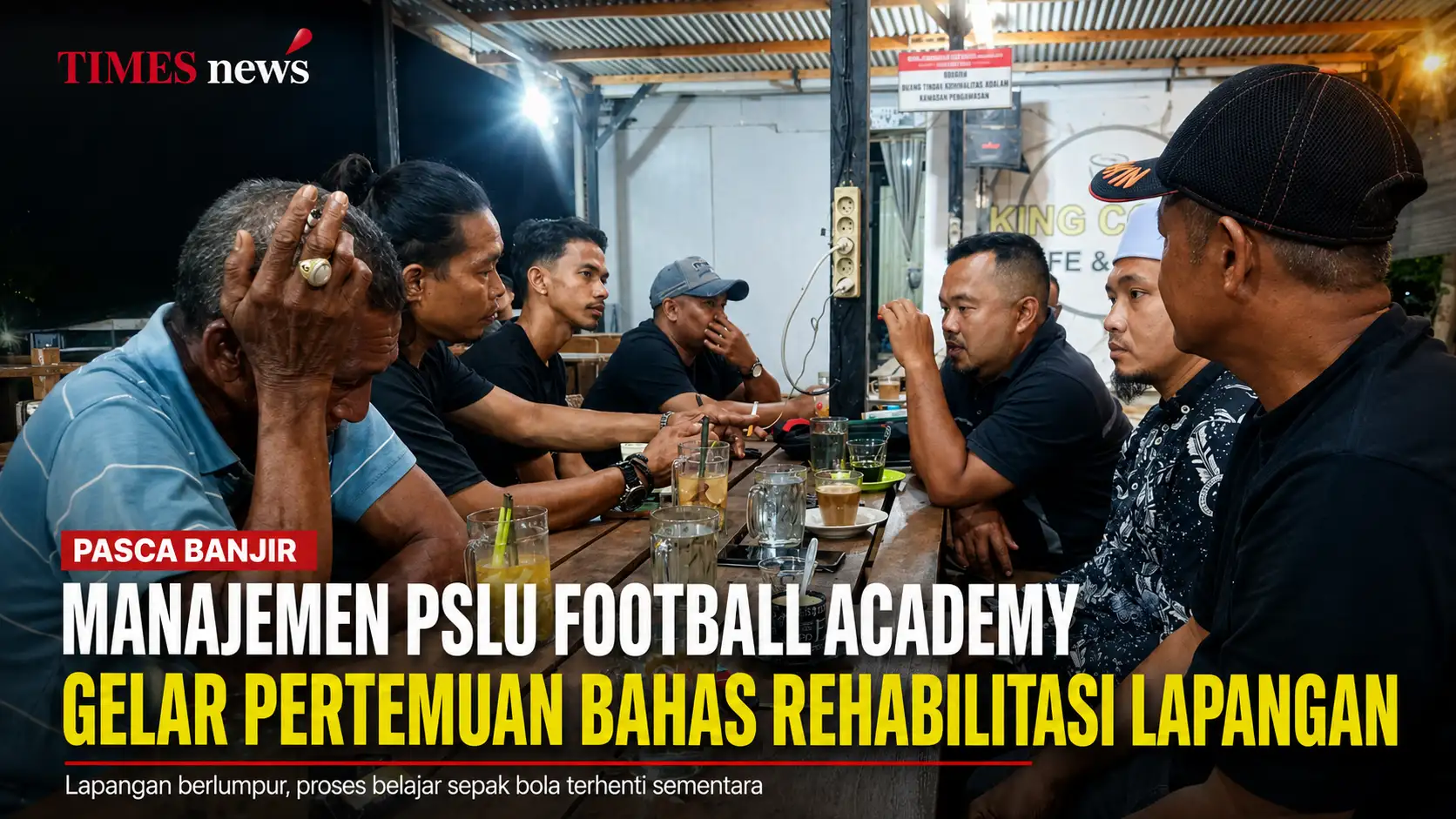 Pascabanjir, PSLU Football Academy Fokus Rehabilitasi Lapangan Latihan